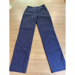 S.C. & CO. Women's Tummy Control Pull On Stretch Pant Blue